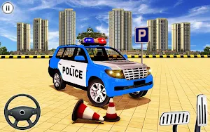 Super Police Car Parking 3D : Modern Car parking Screenshot 0