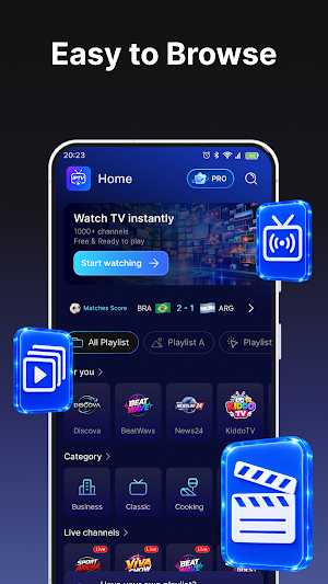 Stream Smarter - IPTV Player Screenshot 1