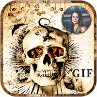 Skeleton GIF Photo Frame Maker