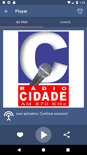 Rádio Cidade 870 Screenshot 0