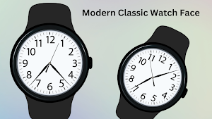 Modern Classic Watch Face Screenshot 1