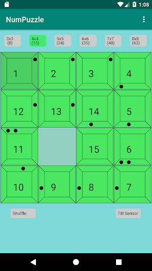 Number slide puzzle Screenshot 1