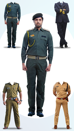 Men Police Photo Editor - Suit Screenshot 2