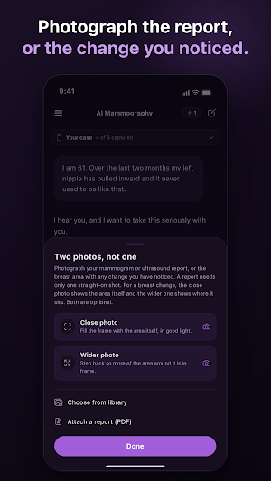 AI Mammography: Mammogram Help Screenshot 2