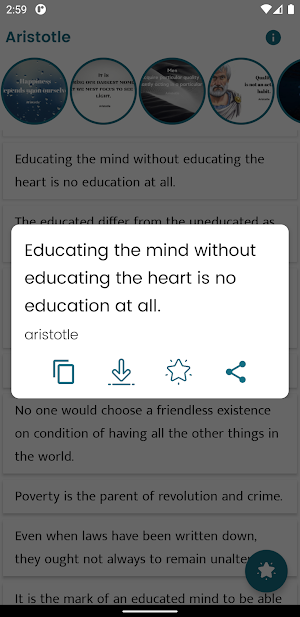 Aristotle Quotes and Sayings Screenshot 1