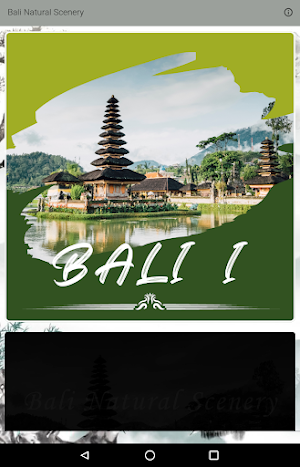 Bali Natural Scenery Screenshot 0