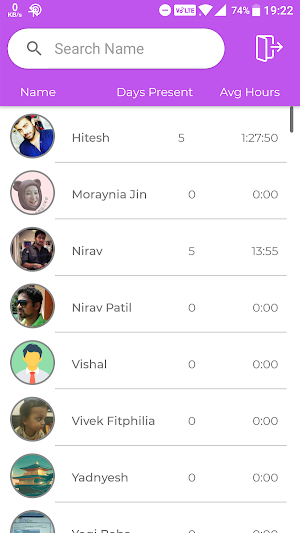 FitWay Attendance App Screenshot 0