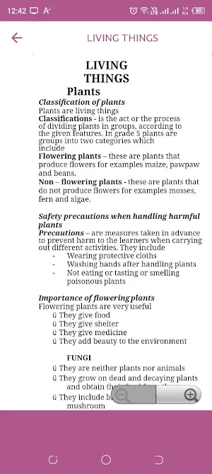 SCIENCE GRADE 5 NOTES Screenshot 0