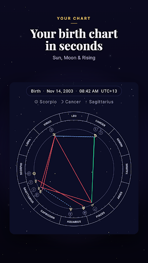 MoveStar: Live Birth Chart Screenshot 1