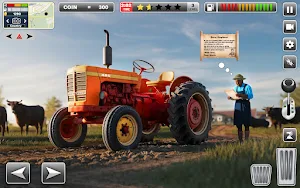 Village Tractor Driving Games Screenshot 1