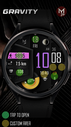 GRAVITY - Watch face Screenshot 3