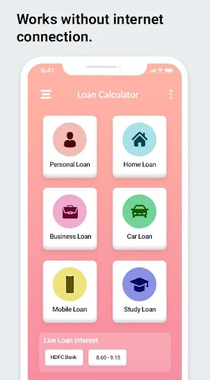 Loan Calculator : EMI Calculator,Home, GST, SIP Screenshot 0