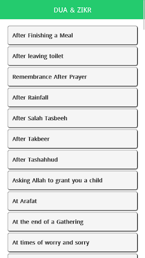 Daily Dua Dhikr Azkar Screenshot 0