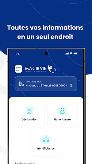 E Adhérent Screenshot 1