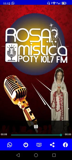Rosa Mística Poty 101.7 Fm Screenshot 1