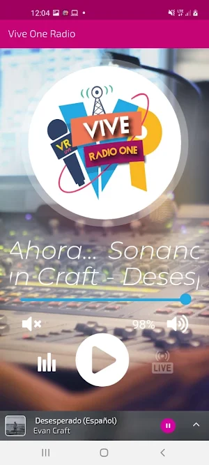 Vive One Radio Screenshot 2
