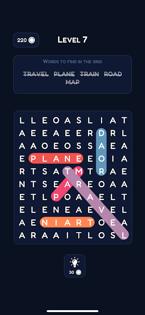 Word Search - Fun Puzzle Game Screenshot 2