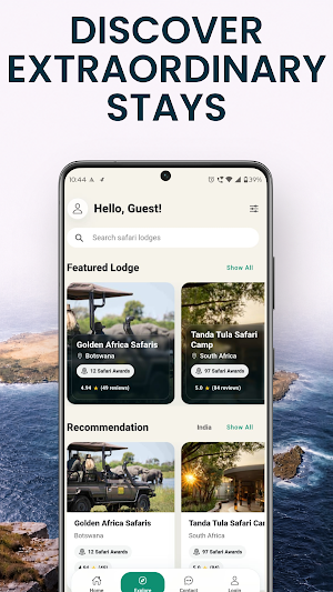 Safaribookers Screenshot 1