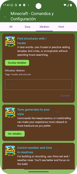 Minecraft Tricks Guide Secrets Screenshot 0