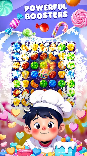 Lollipop Logic 3 in Row Screenshot 1