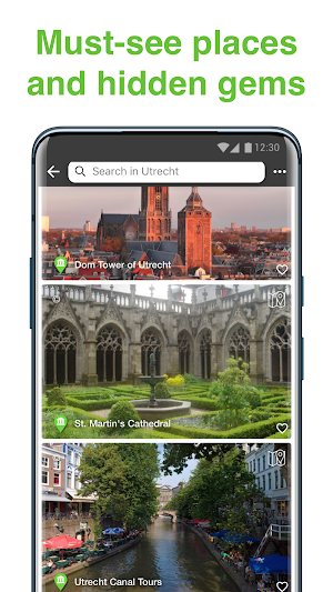 Utrecht SmartGuide - Audio Guide & Offline Maps Screenshot 2