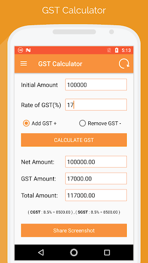 GST Calculator - Tax Calculator Screenshot 1