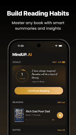 MindUP.AI: Build Reading Habit Screenshot 0