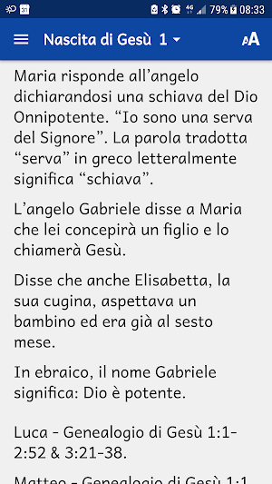 Bibleview - Nascita di Gesù Screenshot 2