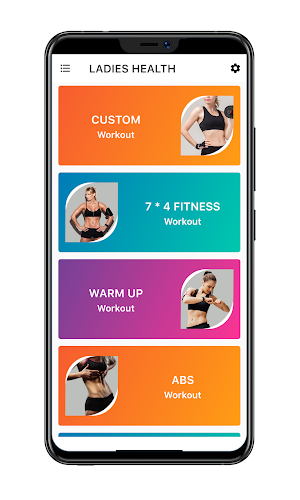 Ladies Health Fitness Screenshot 1