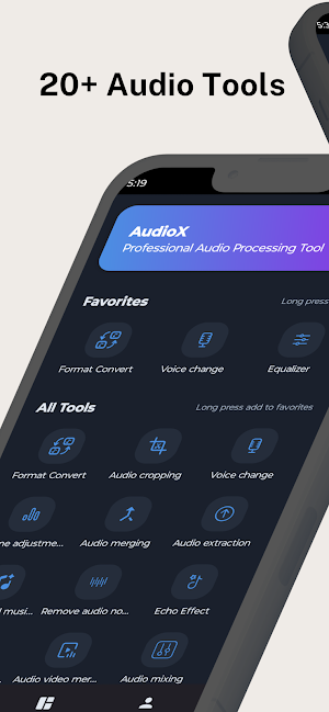 AudioX - Audio Editor & AI Screenshot 0