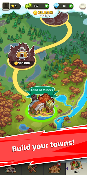 Power Miners: Merge & Build Idle Tycoon Screenshot 3