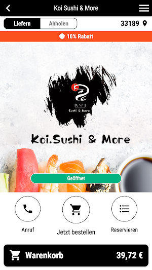 Koi Sushi & More Screenshot 0
