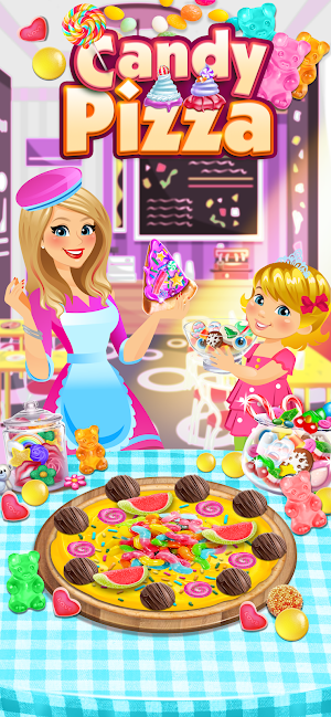 Candy Pizza Maker - Fun Dessert Food Cooking Game Screenshot 3
