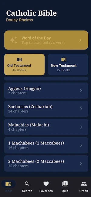 Catholic Bible App Screenshot 2