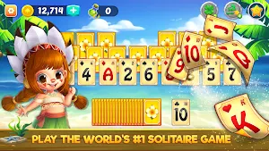 Solitaire Tripeaks Adventure - Paradise Island Screenshot 3