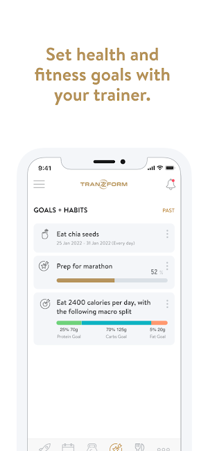 Tranzform Coaching App Screenshot 3