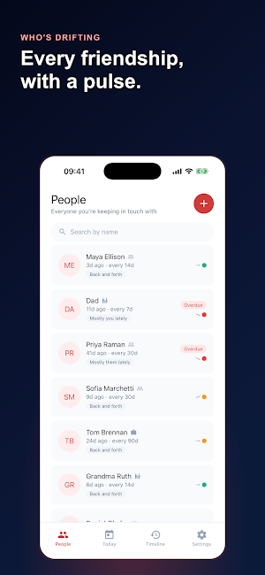 Keep in Touch - Friends Screenshot 0
