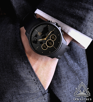 World Map Classic Watch Face Screenshot 1
