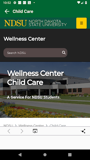NDSU Wellness Center Screenshot 2