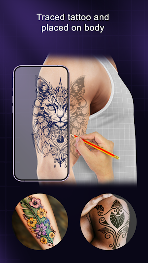Ar Tattoo Drawing Screenshot 1