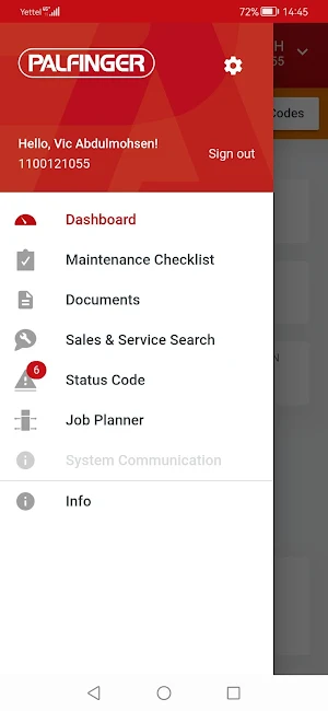 PALFINGER Operator Monitor Screenshot 1