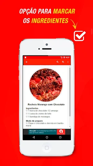 Receitas de Recheios para Bolos Screenshot 1