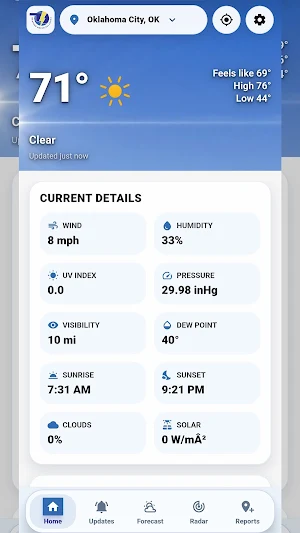 Weather Watch Oklahoma Screenshot 0