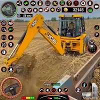 JCB 3Dx Backhoe Loader Driving