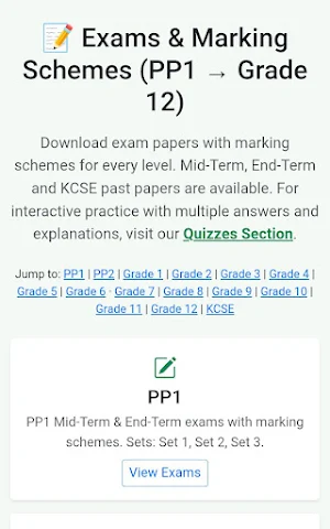 Kenya CBC Revision Screenshot 2
