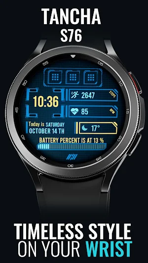 Tancha S76 Cyber Watch Face Screenshot 0