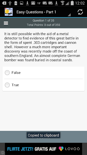 World War 2 Aircraft Trivia Screenshot 2