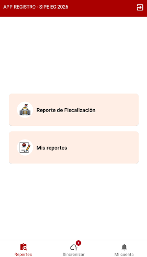 JNE Registro de Fiscalización Screenshot 1