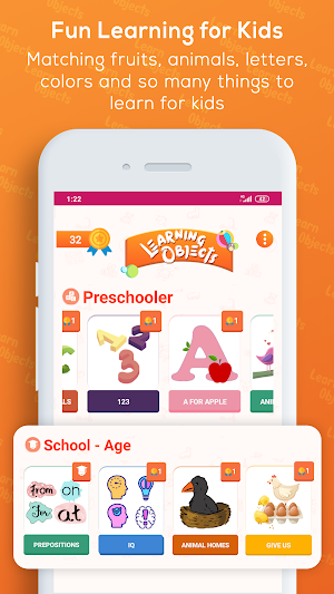 Kids Matching Games. Match Letters, Words & Shapes Screenshot 2