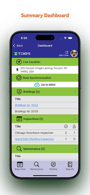 TIMPS (Track Inspection) Screenshot 0